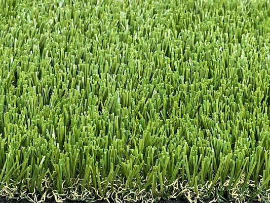 12000D 3m By 3m 35mm Artificial Grass Tiles Outdoor Fibrillate Yarn 6 Straight 8 Curly